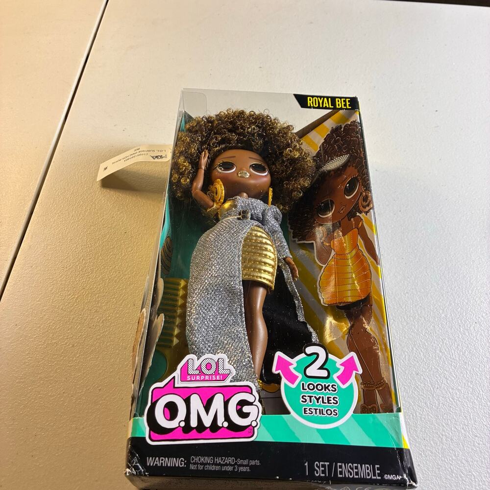 LOL Surprise OMG Royal Bee Fashion Doll 2 Looks 591603C3 New Box Damage